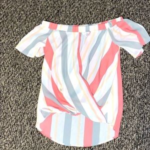 Summer off the shoulder top